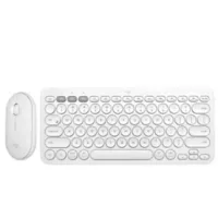 Logitech Combo Inalámbrico Mouse M350 + Teclado K380 Bluetooth Blanco
