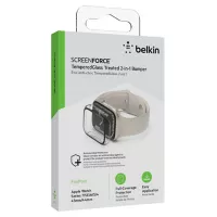 Belkin Protector de Pantalla Bumper 360 Apple Watch Series Se 4-5-6-7-8 45 mm Trasparente