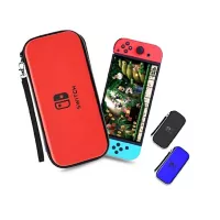 Forro Estuche Resistente con Compartimientos Nintendo Switch Rojo
