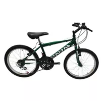 Bicicleta Sforzo Niño Rin 20 Con Cambios Verde