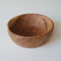Bowl de Madera Tallado Pequeño-15cm Diámetro x 6cm Profundidad