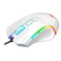 Mouse Gamer Griffin M607 Luces Rgb Blanco