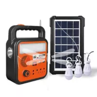 Enercer Mini Kit Portátil Solar Radio