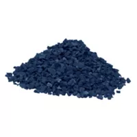 Granulo Epdm 2-4mm Paquete 25kg Color Azul Oscuro