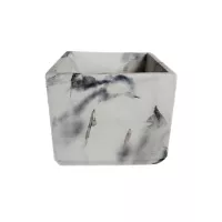 Matera Eloisa de Cemento 15x15x15 cm Mármol Negro
