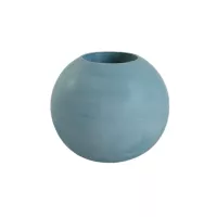 Matera Luna de Cemento 12x7 cm Azul Pretróleo