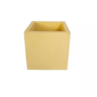 Matera Eloisa Petty de Cemento 10x10x10 cm Amarillo