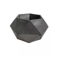 Matera Adara de Cemento 10.6x18x10.8 cm Oscuro