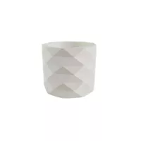 Matera Lira de Cemento 6x6.5 cm Blanco