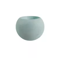 Matera Luna Mini de Cemento 7x5.5 cm Aguamarina
