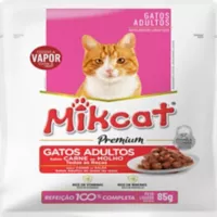 Alimento Húmedo Mikcat Adulto Carne x 85g