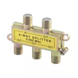 Divisor Splitter de 4 Salidas para Cable Coaxial
