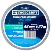 Toolcraft Cinta para Ducto 27 m Toolcraft Gris Hot Melt 48 Mm