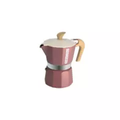 PEDRINI - Cafetera Mymoka 6 Tazas Color Rosa