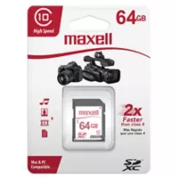 Maxell TARJETA DE MEMORIA 64GB SDXC CL10