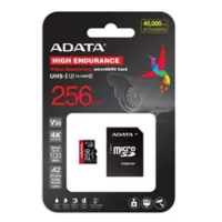 Adata Memoria MicroSD 256GB Grabación Continua Alta Resistencia High Endurance Adata