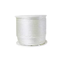 Cuerda Nylon Plata/blanco 6.35mm x 304.8m