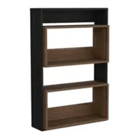 Mueble Auxiliar Baño Negro+Gales 92.7x62.4x20.3 Cm Just Home Collection