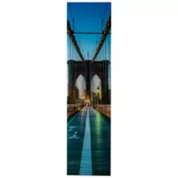 Cuadro En Vidrio 110 x 28 cm Ny Puente Brooklyn Just Home Collection