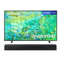 Samsung Combo Un50cu8000kxzl Tv Led Crystal Uhd 4k + Hw-c400/zl Barra de Sonido | F-un50cu8000kxzl + Hw-c400/zl