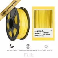 Filamento Premium Pla 1.75 mm Amarillo Fill-3D