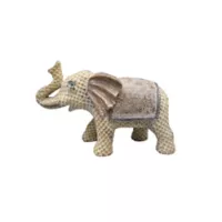 Home Collection Escultura Elefante Poliresina 32.6x20.9 cm Beige Ubud