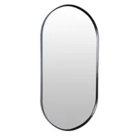 Espejo Ovalo Lyon 50x100 cm Negro
