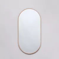 Espejo Ovalo Lyon 40x80 cm Cobre