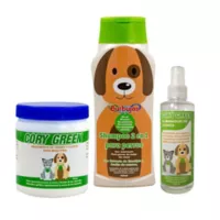 Kit Mascotas Eliminador de Olores Y Absorbente de Fluidos + Shampoo Perros