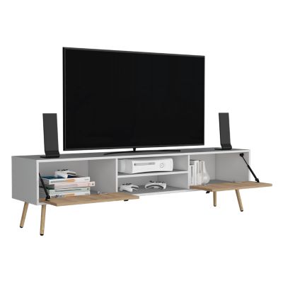 Mesa TV York 58.5x180x44cm Rovere MADERKIT