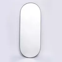 Espejo Ovalado 50x150 cm Negro