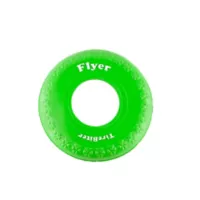 Frisbee de Goma Segura Perros Verde