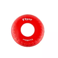 Energy Plus Frisbee de Goma Segura Perros Rojo