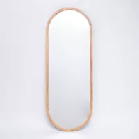 Espejo Ovalado Arya Natural 60x160 cm