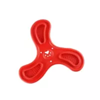 Boomerang de Goma Perros Resistente para Masticar Rojo