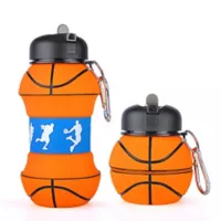 Botella Basketbol Plegable De Silicona