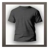 Camiseta Tshirt Gris Oscuro M/C Talla L