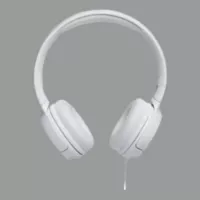 Audífonos JBL T500 con Micrófono Color Blanco