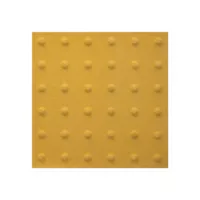 Baldosa en Concreto 40 x 40 cm Táctil Alerta Amarilla CJ/x1.12m2