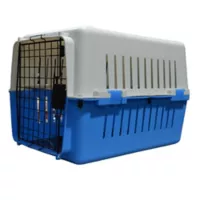 Guacal Importado Para Mascotas Azul Claro 60*40*41Cm