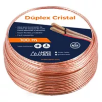 Cable Duplex Cristal 2X18 Awg 100 M
