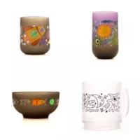 Set Bowl + Mug + 2 Vasos Galaxia Kocodio