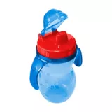 Botella Entrenamiento 375ml Azul-Rosado Clip N Lock