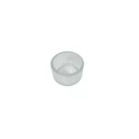 Portavela Vidrio Tealight 5.3x3.5 cm Transparente Murano Marres