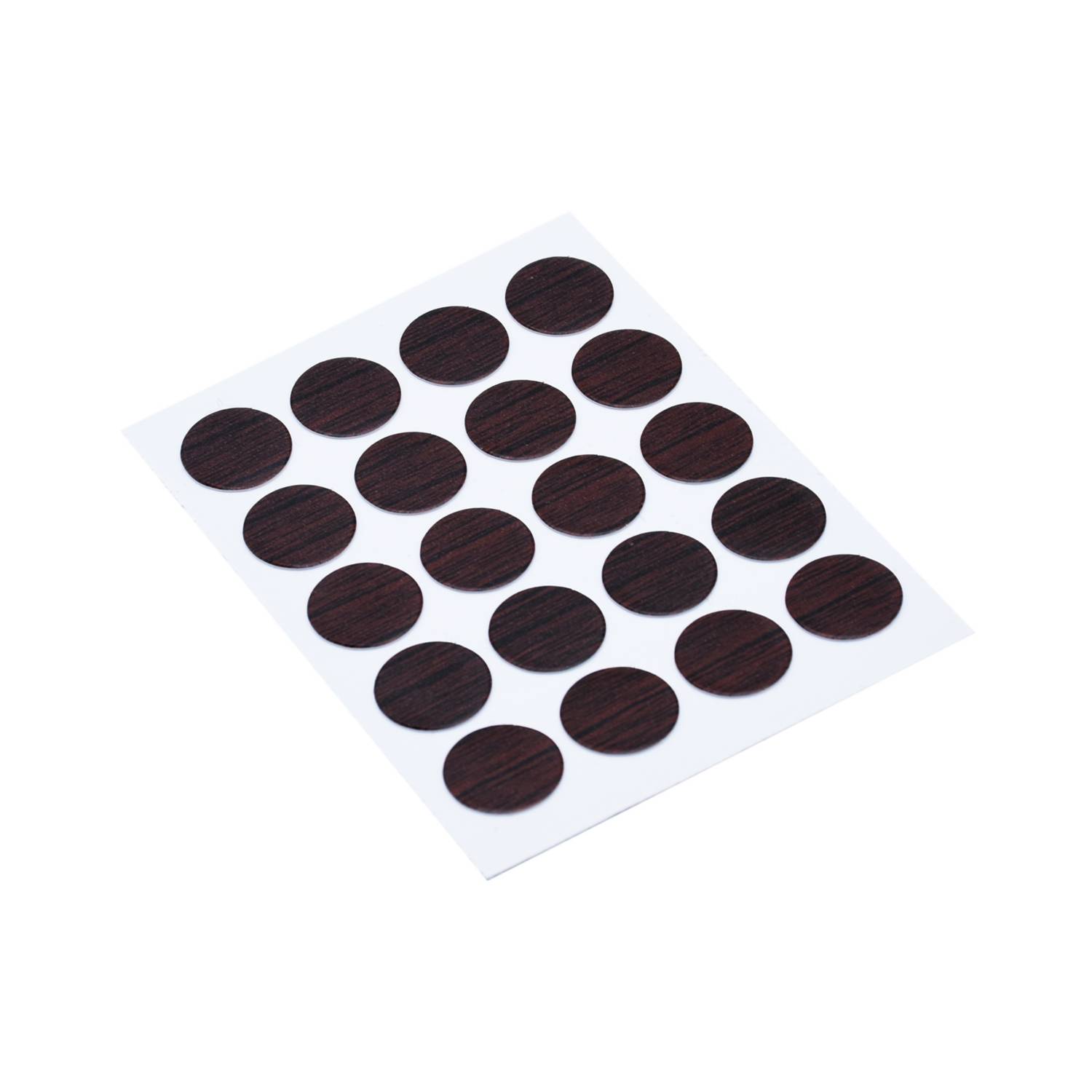 ▷🥇 distribuidor tapatornillos adhesivos nogal (blister 20 unidades)