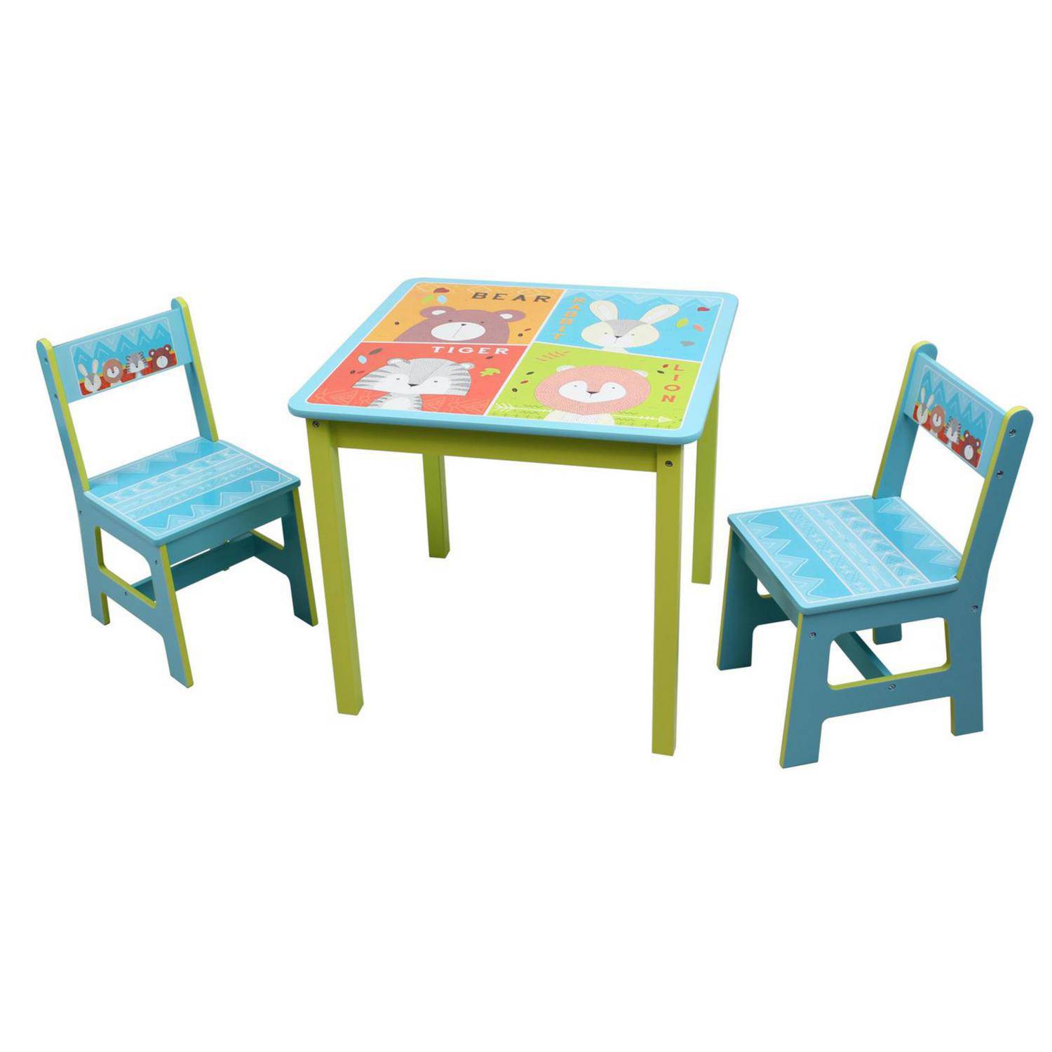 Set Infantil Mesa + 2 Sillas Zoo JUST HOME COLLECTION