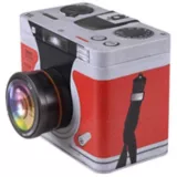 Caja Metal 3d Camera Roja