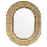 Espejo Oval Mimbre Segovia