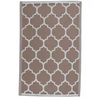 Just Home Collection Tapete Para Terraza Textil Taupe 180x120 cm