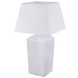 Lámpara de Mesa Edfu 1 Luz E27 Blanca